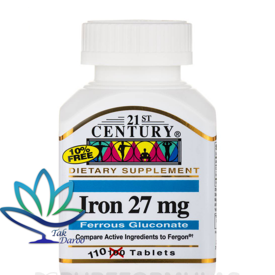 قرص آیرون 27 میلی گرم سنتری قرص آیرون 27 میلی گرم سنتری